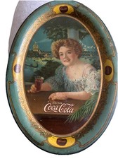 1909,Exhibition Girl, Tip Tray Oval,6 1/4 x 4...