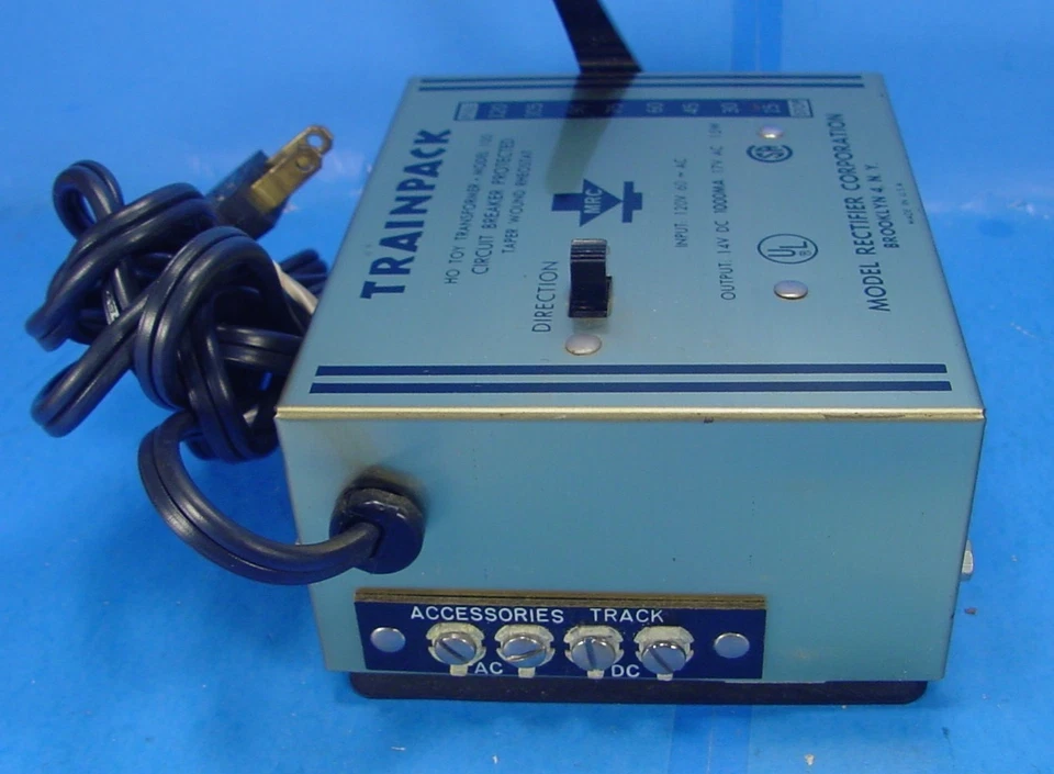 MRC MODEL 100 TRAINPACK MODEL TRAIN CONTROL TRANSFORMER WORKS FINE. - Image 3 of 4