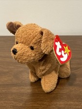 Ty Beanie Babies "Tuffy" The Terrier Dog 1996 Plush Toy New Original Tag 6" PE