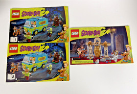 Scooby Doo LEGO 75902 Mystery Machine, 75901 Mystery Plane, 75900 Mummy Museum