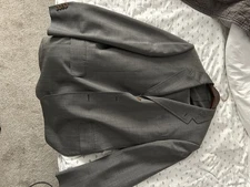 Grey Vintage Ferragamo Men’s Suit Set