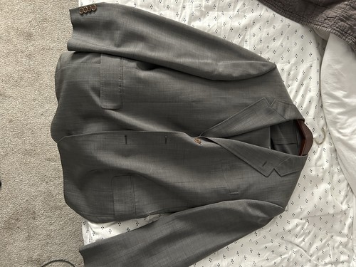 Salvatore Ferragamo, Grey Vintage Ferragamo Men’s Suit Set