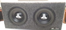 8” JL Audio pair 8w1 MICROSUB w/ BRACKET xxx RARE Old School Vintage Subwoofers