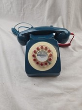 Wild  Wolf Retro Model 746 corded telephone blue.   s4