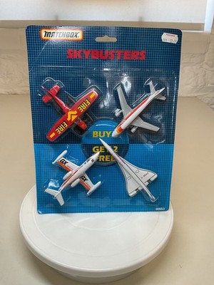 Matchbox Sky Busters SB805C1 4er Set Flugzeuge u.a. Concorde von 1989