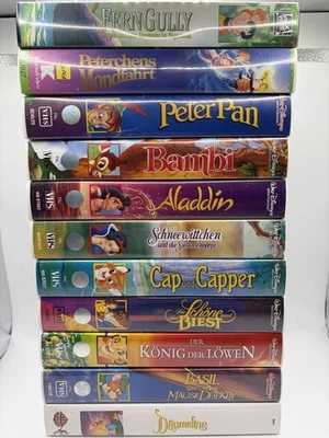 11x VHS Kassetten Konvolut (8x Walt Disney Sammlung) Top Zustand, vom Händler! - Bild 1 von 4