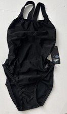 Speedo Women's Pro LT Swimsuit Team Black Size 6/32 NEW