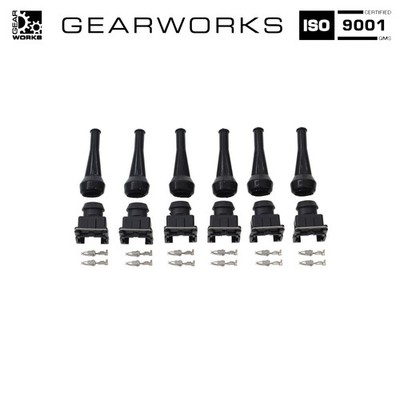 6x Stecker Einspritzdüsen für BMW E30 3er 325i E23 5er 525i E24 E28 Gummitülle