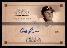 2007 TRISTAR Elegance Signature Marks #SM-CR Cory Rasmus Autograph *d4