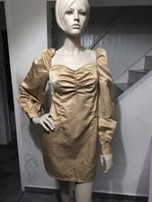 PRETTYLITTLETHING Women's Gold Party Dress Size 14