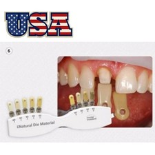 1Set Dental IPS Natural Die Material Shade Guide Ivoclar Vivadent ND1-9 Abutment