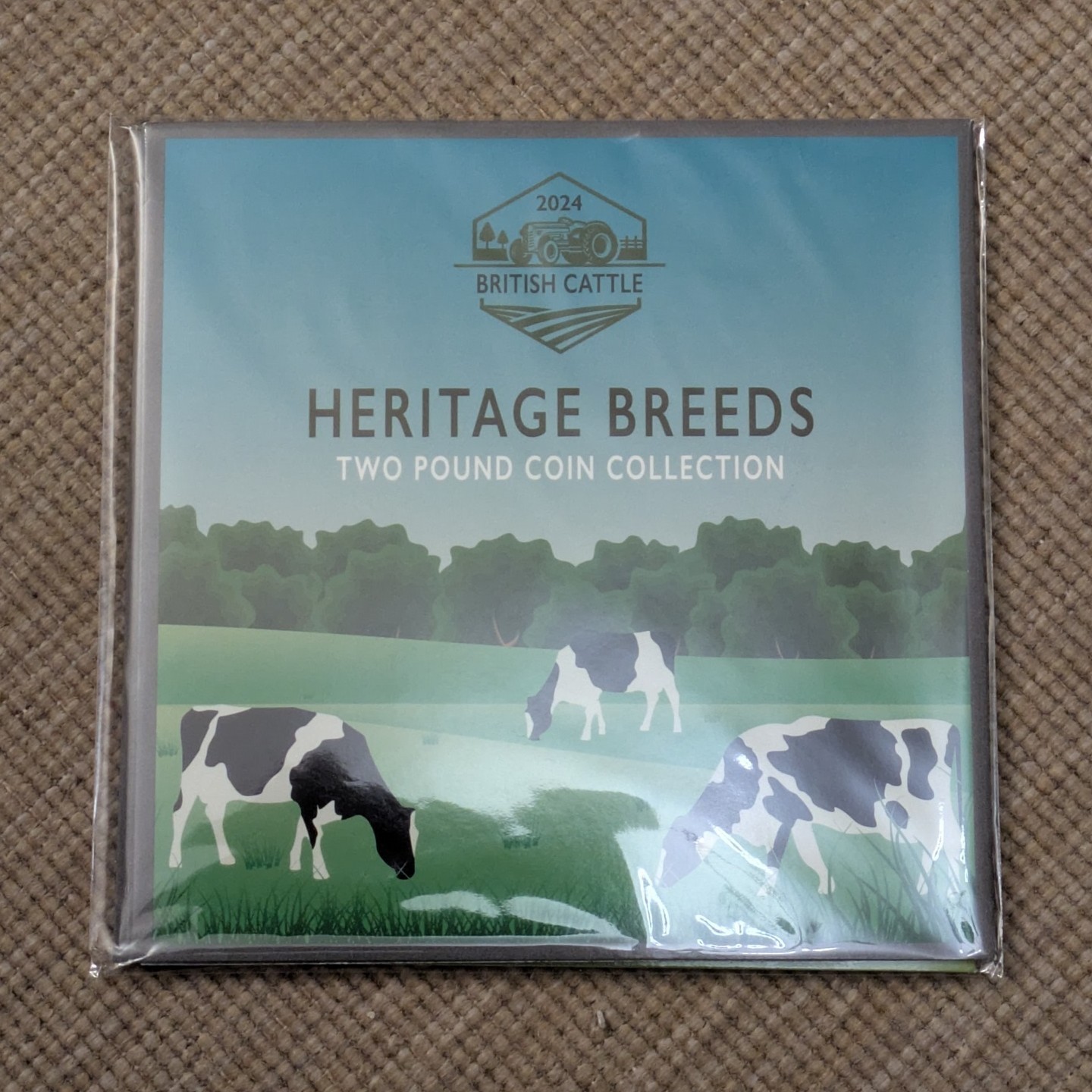 £2 Jersey 2024 5x Coins Set - Heritage Cattle Breeds Colour BUNC sealed pack image 9