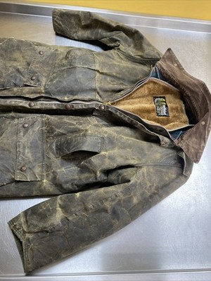 Barbour Northumbria 1994 C46 Herren XXL Super Distressed Vintage Wachsjacke 