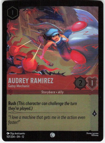 Audrey Ramirez - Gutsy Mechanic (107/204) Wilds Unknown Cold Foil