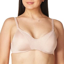 Bali Women's Post Surgery Bra, Nude Lace, 32DD