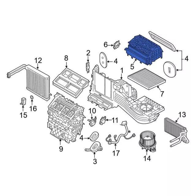 Conducto de entrada para Ford (N/P L1MZ-19A618-A)