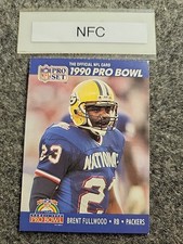 1990 Pro Set Brent Fullwood Green Bay Packers #390 Football Card