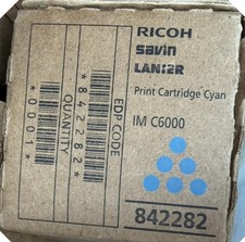 Genuine Ricoh 842282 Cyan Toner Cartridge IM C4500 C6000 - NEW OEM