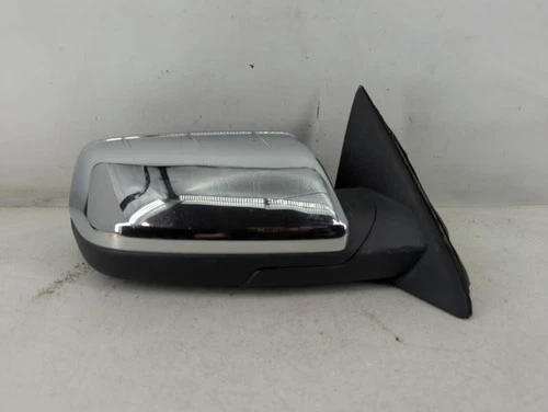 2009-2012 Ford Flex Passenger Right Side View Manual Door Mirror Chrome D9JP6