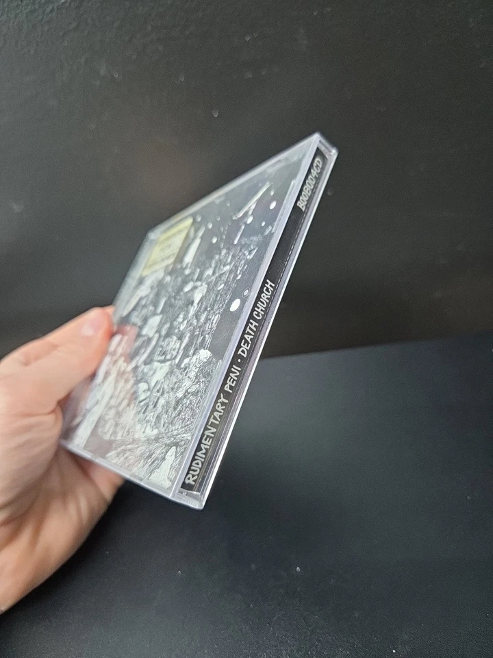 Rudimentary Peni Death Church Cd 1994 1st France Press W/Hype Sticker EX GRAIL Foto 2 de 4