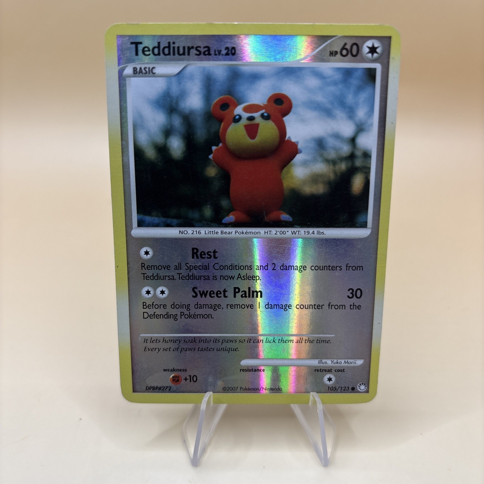 Teddiursa 105/123 Mysterious Treasures Reverse Holo Pokemon