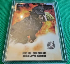 ROKI SASAKI - 2022 Topps Chrome NPB Nippon POWER DYNAMICS REFRACTOR - DODGERS RC