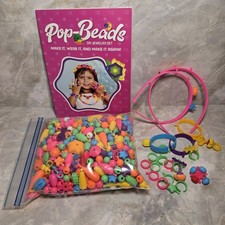 Pop Beads Snap-Together DIY Bead Kit Pink Kids