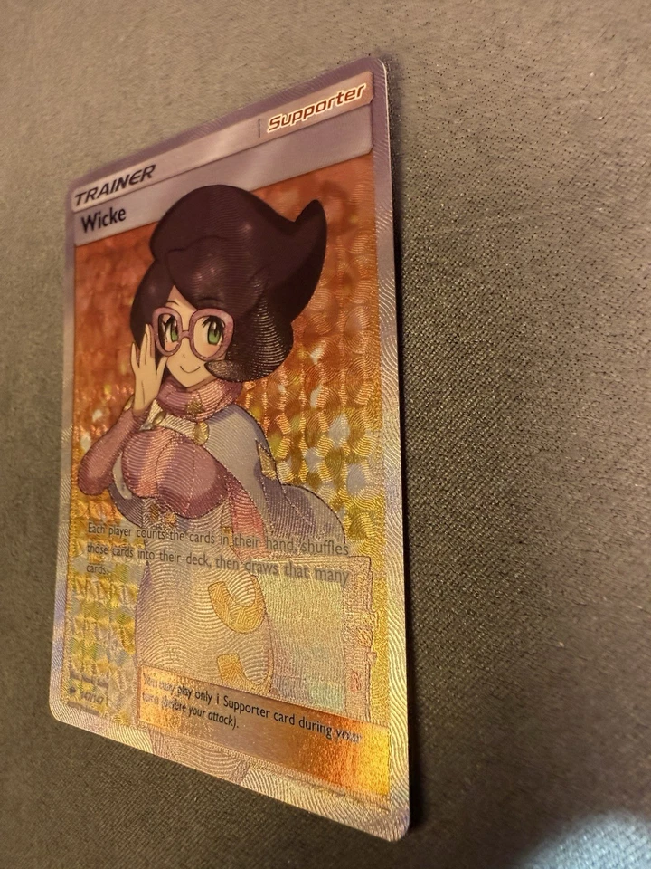 Wicke 147/147 ULTRA RARE Burning Shadows HOLO NM Pokemon Card - Image 3 of 4