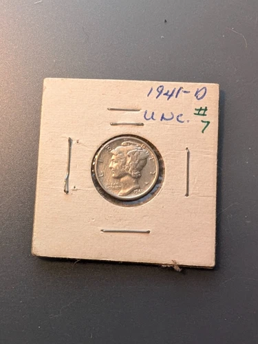 1941 D silver  Mercury Dime uncirculated? Free shipping in USA