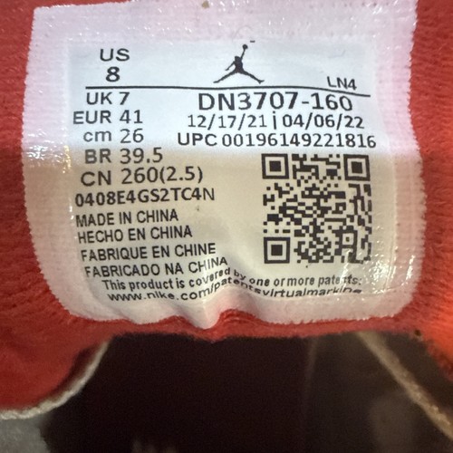 Air Jordan 3 Cardinal Red Herren Größe 8 - Bild 7 von 7