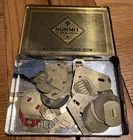 Job Lot, Mixed Brass Backplates to WW1/WW2 era Badges, Genuine.