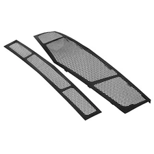 Fits 2010-2015 Cadillac SRX Stainless Steel Black Mesh Grille Insert Combo