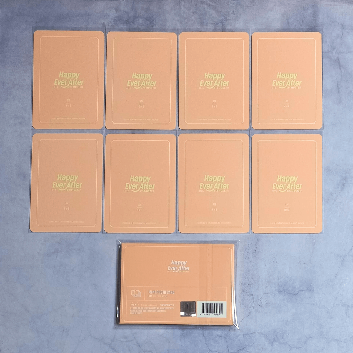 BTS 2018 4th Muster Seoul Happy Ever After Official Mini Photo