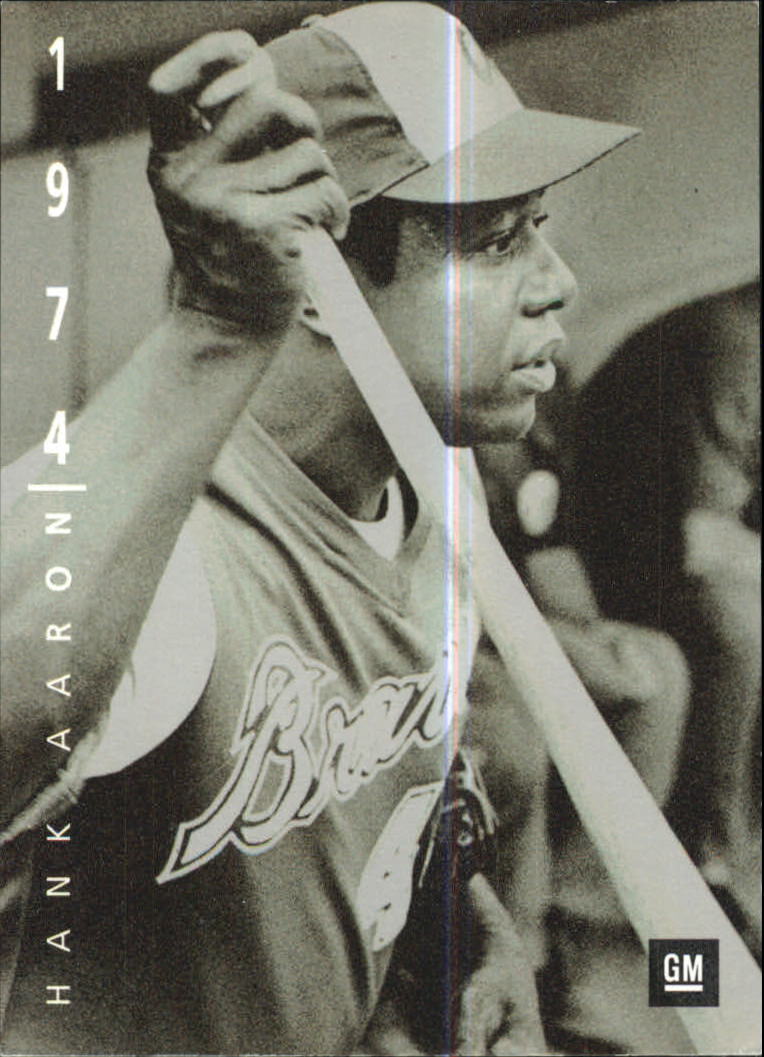 1994 Upper Deck: The American Epic GM Atlanta Braves Baseball Card #1 Hank Aaron