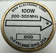 Bird 43 Thruline WattMeter Element 100W 100D 200-500MHz