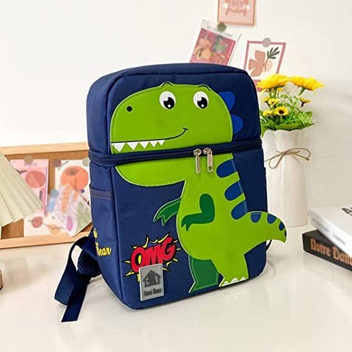 Kids Cartoon Backpack Sling Bag Child Nylon Dinosaur Cute Schoolbag Kindergarten - Picture 30 of 40