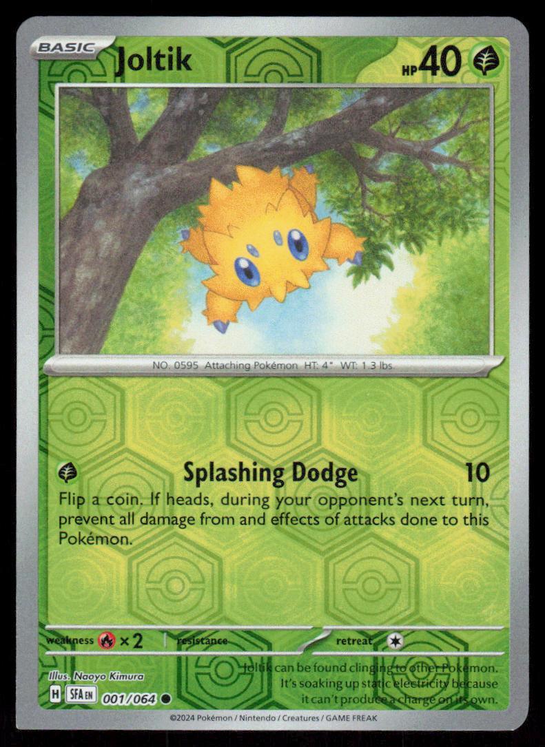 Joltik 001/064 Reverse Holo Pokemon Shrouded Fable LP