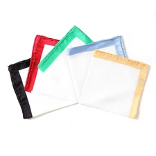 Men's Twill Silk Pocket Square Hanky Handkerchief Wedding Party Formal Suit 13"