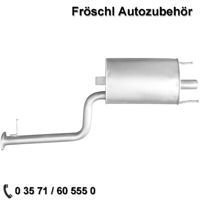 für Lexus LS 460 4,6 V8 Endtopf Endschalldämpfer Auspuffanlage hinten rechts e*