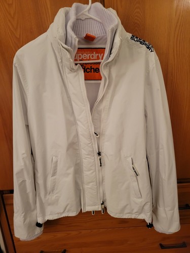 Windcheater White Jacket Size LG | eBay