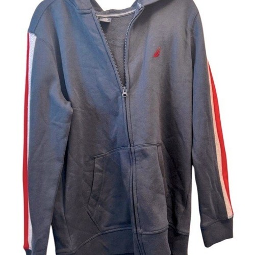 🎁 Nautica Fleece Zip Front Hoodie: NauticaPolar Fleece Zip-Up boys sweater S - Picture 8 of 8
