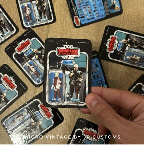 Star Wars Micro Vintage: Dengar (Bounty Hunter) [CARDED] (JP Customs)