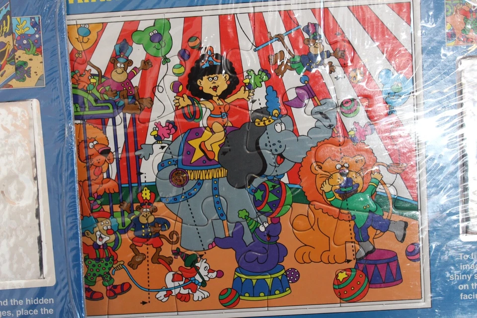 2 Rompecabezas Bandeja Espejo Mágico Fisher-Price 1995 SELLADOS De Colección Foto 3 de 4