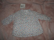 bout chou chemisier liberty 6 mois neuf étiquette LIVRAISON GRATUITE