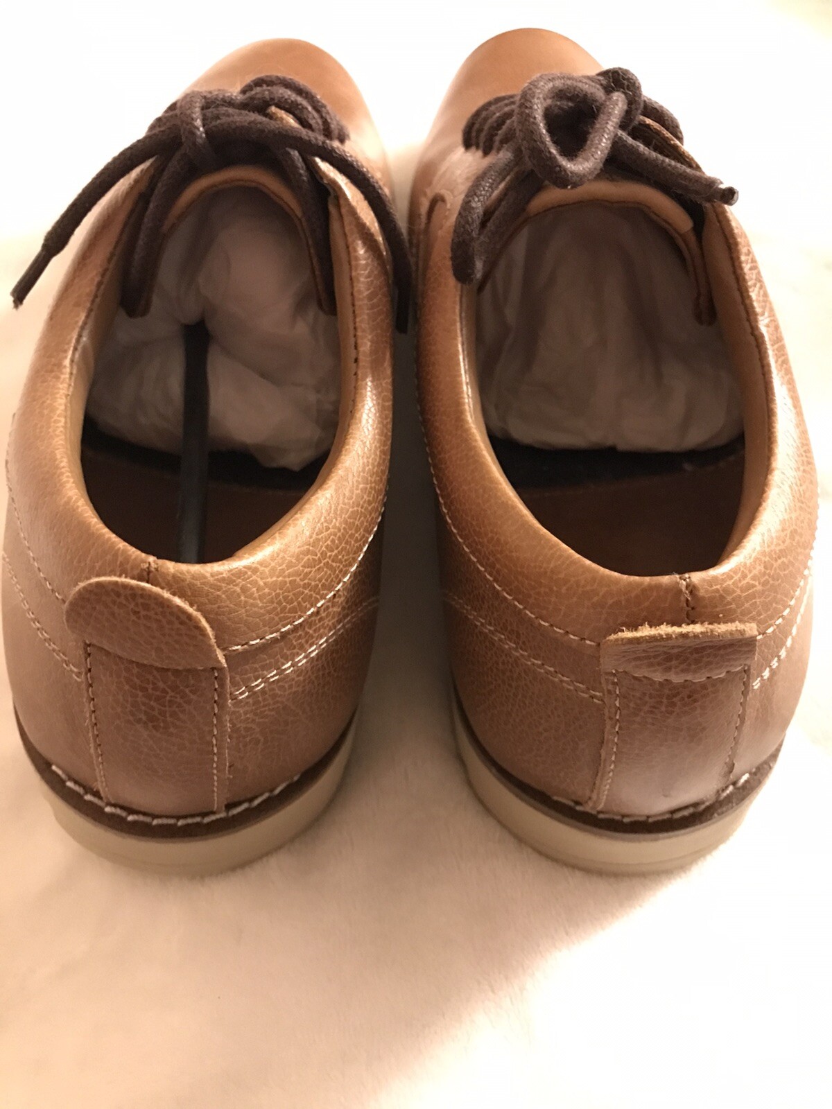 SAOLA Dockers scarpe eleganti uomo 12M Nathan Oxford pelle marrone punta mandorla 90 42912