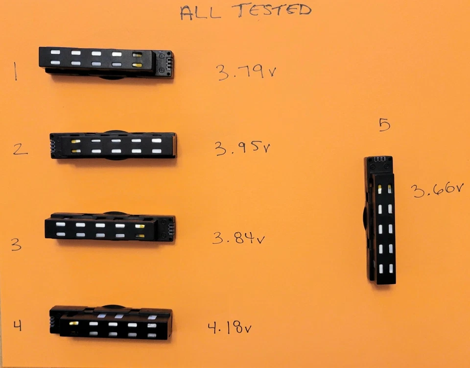 Paquete de baterías de drone con cámara Propel FLEX 2.0/o Propel 3.0 RC LiPo 3.7V- 5pk OEM Foto 3 de 4