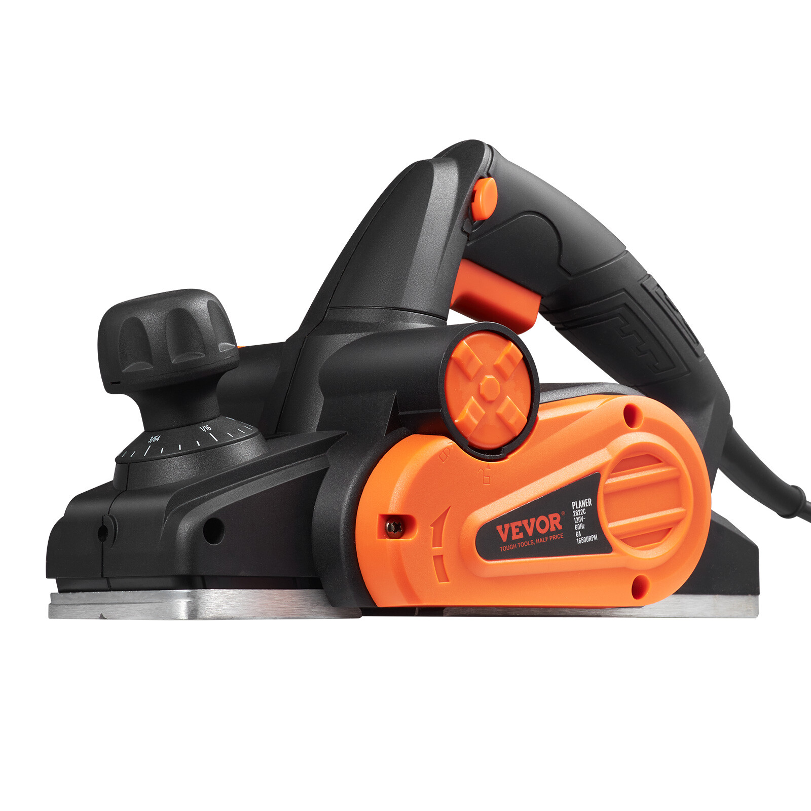 VEVOR Hand Planer Corded Electric Hand Planer 31/4" 16500 RPM