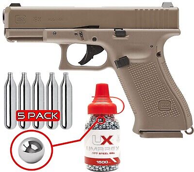  Umarex 2255212 Glock 19X Gen5 .177 Caliber BB Gun Air Pistol,  One Size, Tan : Sports & Outdoors