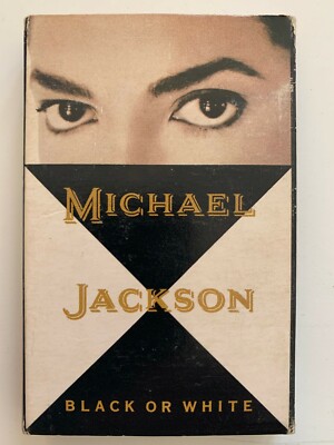 MICHAEL JACKSON -BLACK OR WHITE- 1991 US TAPE SINGLE, POP 90'S | eBay