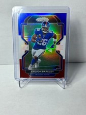2021 Panini Prizm SAQUON BARKLEY Red White Blue #232 Giants